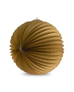 Watermelon Round Paper Lantern In Gold