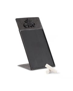 Small Vertical Standing Blackboard Sign With Aged Finish