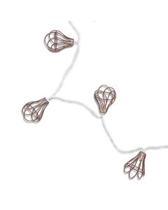 Decorative Battery-Operated LED String Lights - Wire Bistro