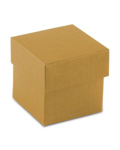 Lustrous Gold Favor Box With Lid (10)