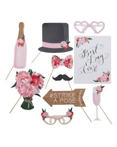 Wedding Photo Booth Props - Floral Whimsy
