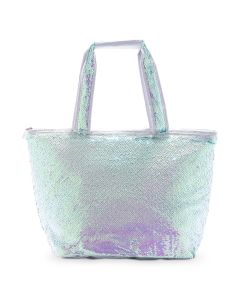 Insulated Cooler Tote Bag - Mermaid Sequin