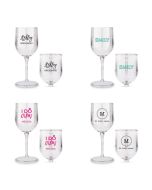 Portable Plastic Nesting Wine Glass – Clear