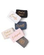 Women's Personalized Cotton Waffle Makeup Bag