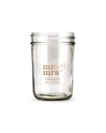 Glass Mason Jar With Lid Favor 