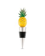 Yellow Pineapple Bottle Stopper