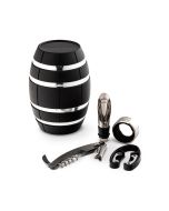 Wine Bottle Opener Gift Set - Miniature Wine Barrel