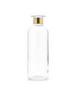 Glass Bottle Flower Vase - Round