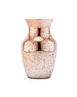 Mercury Glass Flower Vase - Rose Gold