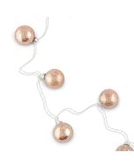 Decorative Battery-Operated LED String Lights - Gold Mercury Globe