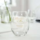 Small Personalized Stemless Wine Glass