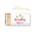 Custom Matchbox Wedding Favor - Garden Party