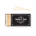 Custom Matchbox Wedding Favor - Chalkboard