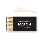 Custom Matchbox Wedding Favor - The Perfect Match