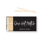 Custom Matchbox Wedding Favor - One Hot Match