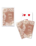 Unique Custom Playing Card Favors - Modern Floral