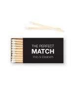 Custom Matchbox Wedding Favor - The Perfect Match