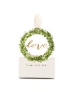 Love Wreath Favor Box With Ribbon