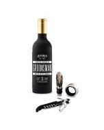 Personalized Wine Bottle Shaped Corkscrew Gift Set 