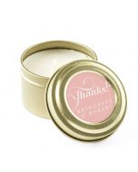 Personalized Gold Tin Candle Wedding Favor - Expressions 3oz