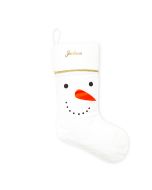 Custom Embroidered Plush Christmas Stockings - Snowman