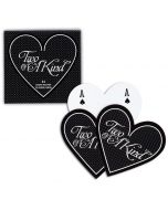 "Two of a Kind" Heart Shaped Playing Cards